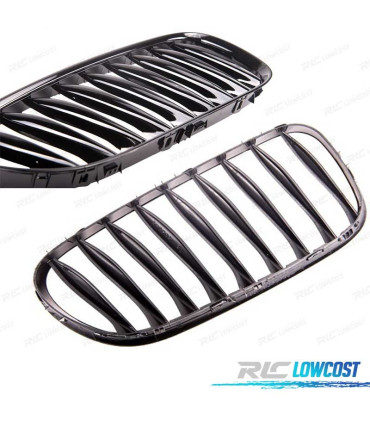 GRELHAS FRONTAIS BMW Z4 E85 ROADSTER COUPE 03-09 PRETO BRILHO