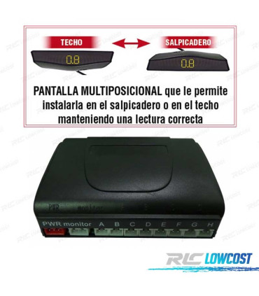 KIT PDC PARK TRONIC SENSORES DE ESTACIONAMENTO