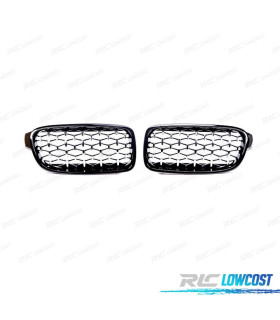 GRELHAS FRONTAIS BMW F30 F31 DIAMANTE PRETO