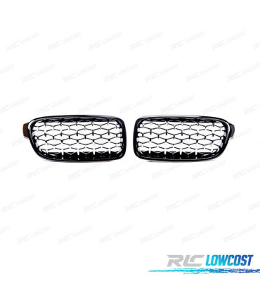 GRELHAS FRONTAIS BMW F30 F31 DIAMANTE PRETO