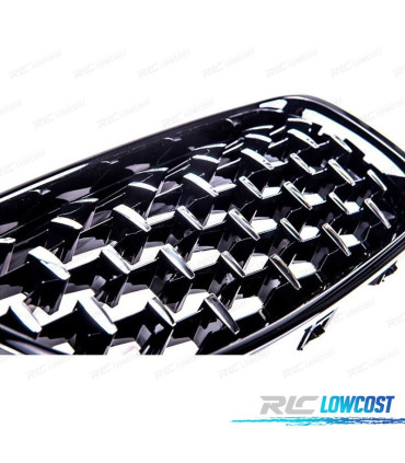 GRELHAS FRONTAIS BMW F30 F31 DIAMANTE PRETO
