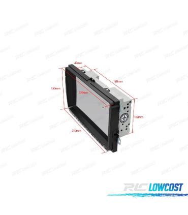 AUTO RADIO 9" GPS ANDROID 14 VOLKSWAGEN VW PARA SKODA SEAT