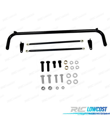 BARRA DE SUPORTE UNIVERSAL PARA BAQUETS NEGRA