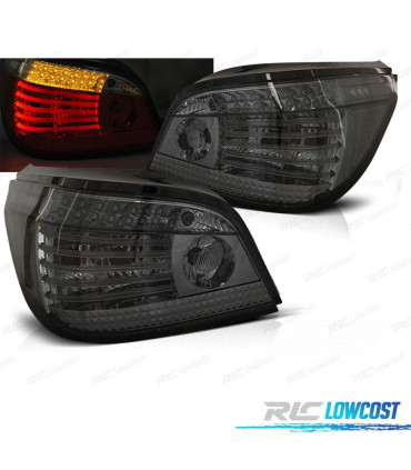 FAROLINS BMW E60 03-07 LED CELIS FUMADOS