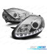 FARÓIS LED PARA FIAT GRANDE PUNTO 08-09 CHROME CROMADO