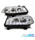 FARÓIS RENAULT MEGANE 02-05 LUZ DIURNA LED FUNDO CROMADO