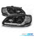 FARÓIS COM LUZ DIURNA LED RENAULT MEGANE 96-99 FUNDO PRETO