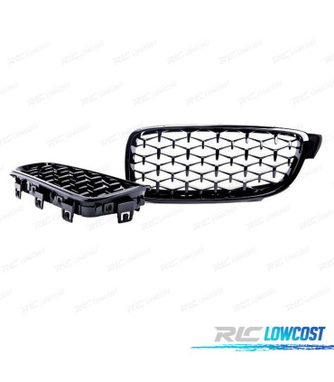 GRELHA BMW F32 F33 F36 13-16 LOOK M4 PRETO DIAMANTE