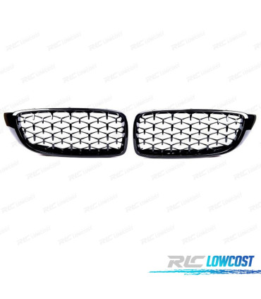 GRELHA BMW F32 F33 F36 13-16 LOOK M4 PRETO DIAMANTE