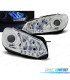 FARÓIS PARA VOLKSWAGEN VW GOLF 6 08-12 DRL CHROME BLUE LIGHT