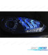 FARÓIS PARA VOLKSWAGEN VW GOLF 6 08-12 DRL CHROME BLUE LIGHT