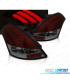 FAROLINS TRASEIROS LED PARA SUZUKI SWIFT V 10-17 RED SMOKED VERMELHO FUMADO