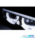 FARÓIS ANGEL EYES BMW SERIE 7 E38 94-01 FUNDO CROMADO