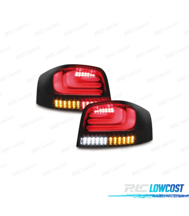 CONJUNTO DE FAROLINS PARA AUDI A3 8P 03-09 CARDNA LEDS