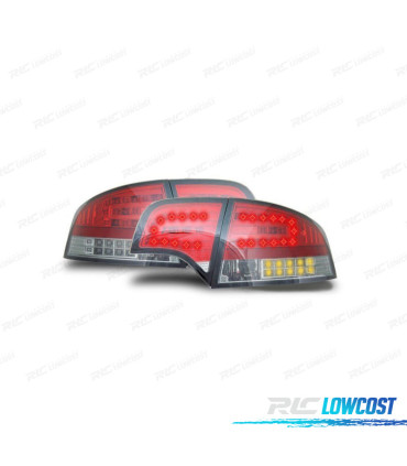 FAROLINS AUDI A4 B7 LIMUSINA 04-08 LEDS VERMELHOS