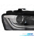 FARÓIS TRU DRL BLACK EDITTION PARA AUDI A4 B8 12-15