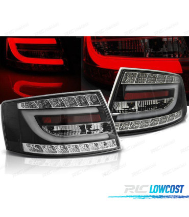 CONJUNTO DE LUZES TRASEIRAS PARA AUDI A6 C6 SEDAN LED BAR 04-08