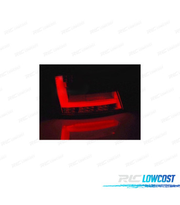 FAROLINS AUDI A6 C6 04-08 SEDAN LED VERMELHO FUMADO 7 PIN