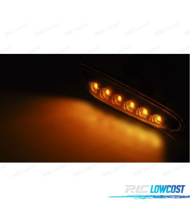 CONJUNTO DE INDICADORES LATERAIS LED PARA BMW E46 LIMOUSINE TOURING FUMADOS