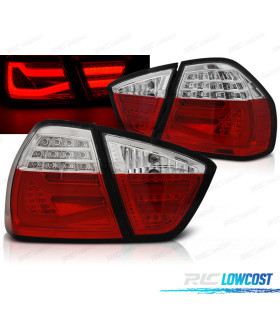 FAROLINS LED BAR BMW E90 LIMOUSINE 05-08 VERMELHO CRISTAL