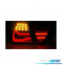 FAROLINS LED BAR BMW E90 05-08 VERMELHO FUMADO