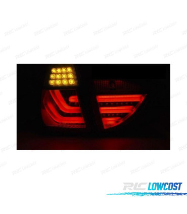 FAROLINS BMW E91 09-11 LED VERMELHO CLARO
