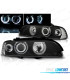 FARÓIS BMW E39 95-03 ANGEL EYES CCFL COM LUZ DIURNA