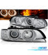 FARÓIS BMW E39 95-03 ANGEL EYES LED CROMADO