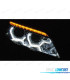 FARÓIS BMW Z4 E89 09-13 LED DINÂMICOS ANGEL EYES DRL 3D