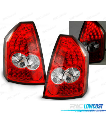 FAROLINS CHRYSLER 300C 05-08 LED VERMELHO CLARO