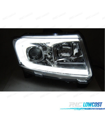 CONJUNTO DE FARÓIS DINÂMICOS PARA JEEP GRAND CHEROKEE TUBE LIGHT 11-13