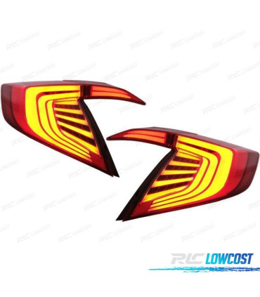 CONJUNTO DE FAROLINS PARA HONDA CIVIC MK10 LIMOUSINE FC FK 16- FULL LED LIGHT