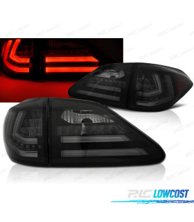 FAROLINS TRASEIRO LEXUS RX III 350 09-12 LED DINÂMICOS PRETOS