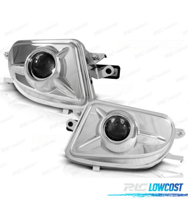 CONJUNTO DE FARÓIS DE NEVOEIRO PARA MERCEDES SLK R170 96-00 CRISTAL
