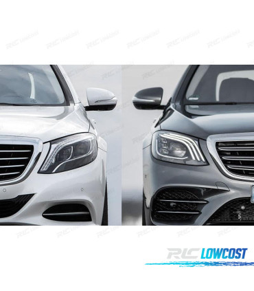 FARÓIS PARA MERCEDES W222 13-17 FULL LED