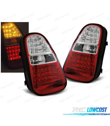 FAROLINS MINI COOPER R50 R52 R53 NOVOS LEDS VERMELHO