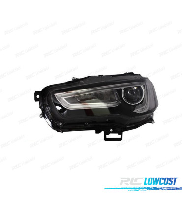 CONJUNTO DE FARÓIS MITSUBISHI LANCER 07-17 DRL NEW LOOK COM INDICADOR LED DINÂMICO