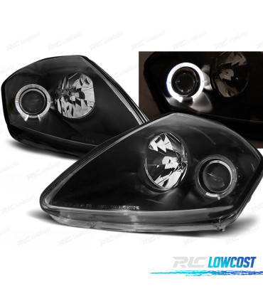 CONJUNTO DE FARÓIS ANGEL EYES MITSUBISHI ECLIPSE D50 00-05