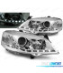 CONJUNTO DE FARÓIS PARA OPEL ASTRA G 97-04 DAYLIGHT LED CROMADOS SPORT