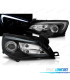 CONJUNTO DE FARÓIS PARA OPEL ASTRA J 10-15 TUBE LIGHT DRL LUZ DIURNA PRETO