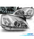 CONJUNTO DE FARÓIS PARA OPEL CORSA C 00-06 DAYLIGHT LED CROMADOS