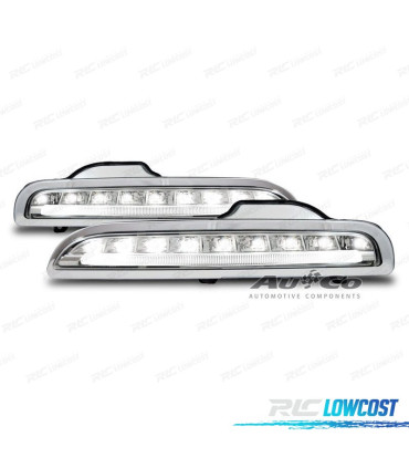 UNIDADE DE ILUMINAÇÃO PARA PORSCHE 987 04-09 LED ÓTICA DIURNA TRANSPARENTE