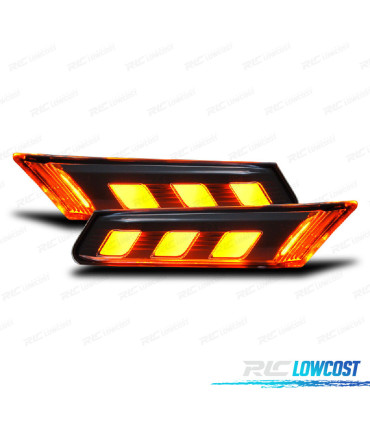 CONJUNTO DE INDICADORES LATERAIS PARA PORSCHE 997 987 LED PRETOS