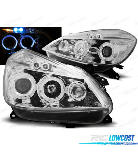 FAROS ANGEL EYES PARA RENAULT CLIO 3 05-09 CROMADOS