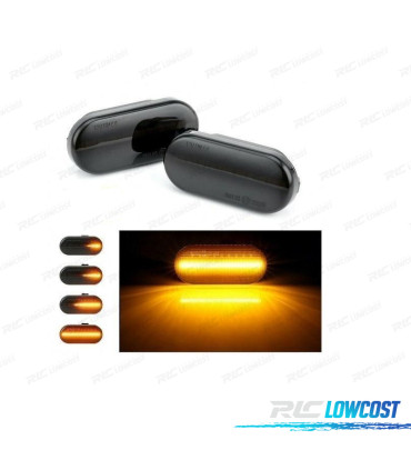 CONJUNTO DE INDICADORES PARA SEAT LEON II 05-12 DINÂMICOS LEDS PRETO FUMADO