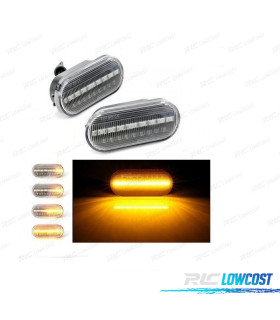 CONJUNTO DE INDICADORES PARA SEAT LEON II 05-12 DINÂMICOS LEDS CRISTAL
