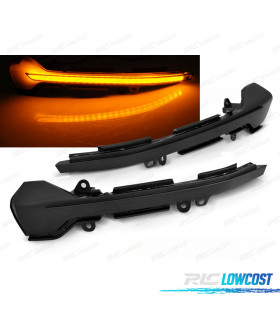 CONJUNTO DE INDICADORES LATERAIS PARA SEAT IBIZA ARONA LEON III DINÂMICOS LEDS FUMADOS