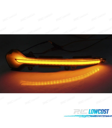 CONJUNTO DE INDICADORES LATERAIS PARA SEAT IBIZA ARONA LEON III DINÂMICOS LEDS FUMADOS