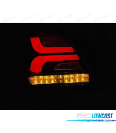 CONJUNTO DE FAROLINS PARA SUZUKI SWIFT VI 17- LED BAR LEDS INDICADORES DINÂMICOS ESCURECIDOS