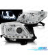 CONJUNTO DE FARÓIS PARA TOYOTA LAND CRUISER 150 09-13 TUBE LIGHT CROMADOS